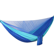 Load image into Gallery viewer, Easy Set Up Mosquito Net Hammock Double Hamak  290*140cm With Wind Rope Nails Hamac Hamaca Portable For Camping Travel Yard