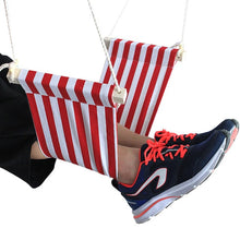 Load image into Gallery viewer, Portable desk footrest, leg rest hammock, make your work time very comfortable. Foot hammock