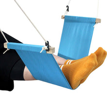 Load image into Gallery viewer, Portable desk footrest, leg rest hammock, make your work time very comfortable. Foot hammock