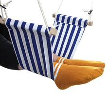 Load image into Gallery viewer, Portable desk footrest, leg rest hammock, make your work time very comfortable. Foot hammock