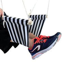 Load image into Gallery viewer, Portable desk footrest, leg rest hammock, make your work time very comfortable. Foot hammock
