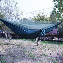Load image into Gallery viewer, Easy Set Up Mosquito Net Hammock Double Hamak  290*140cm With Wind Rope Nails Hamac Hamaca Portable For Camping Travel Yard